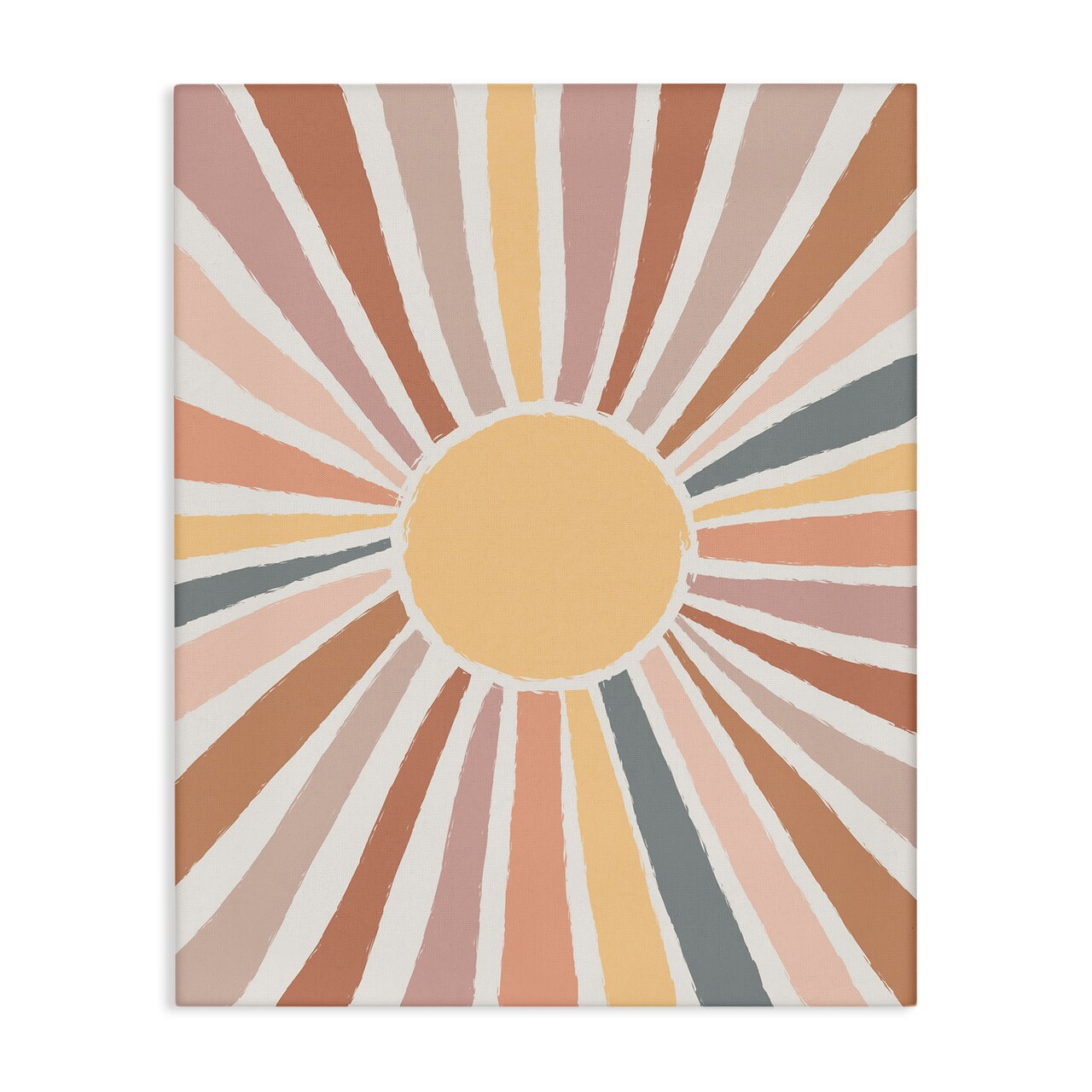 Stupell Industries Southwestern Desert Sun Rays Canvas Wall Art